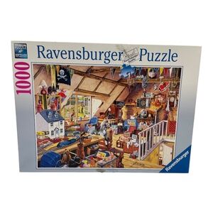 1000 Piece Jigsaw Puzzle Vintage Ravensburger Grandma's Attic 27" x 20"